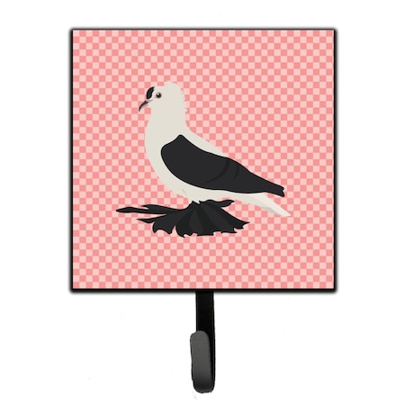Carolines Treasures Saxon Fairy Swallow Pigeon Pink Check Leash or Key Holder BB7946SH4